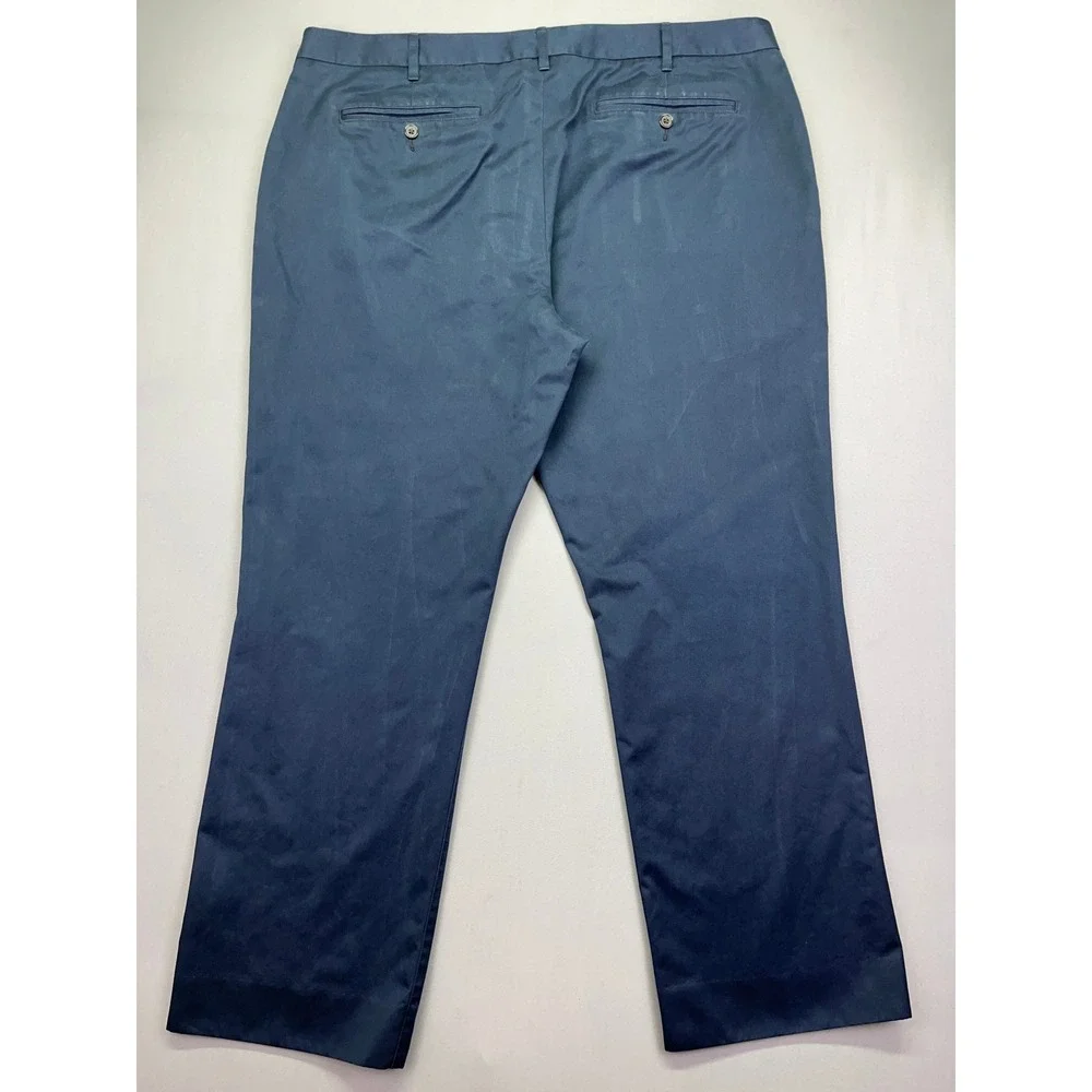 Bonobos Monday Dress Pants Straight‎ Fit Chinos Blue Cotton Blend Sz 40 Golf